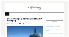 Desktop Screenshot of lifeinwinnipeg.com