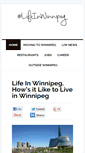 Mobile Screenshot of lifeinwinnipeg.com